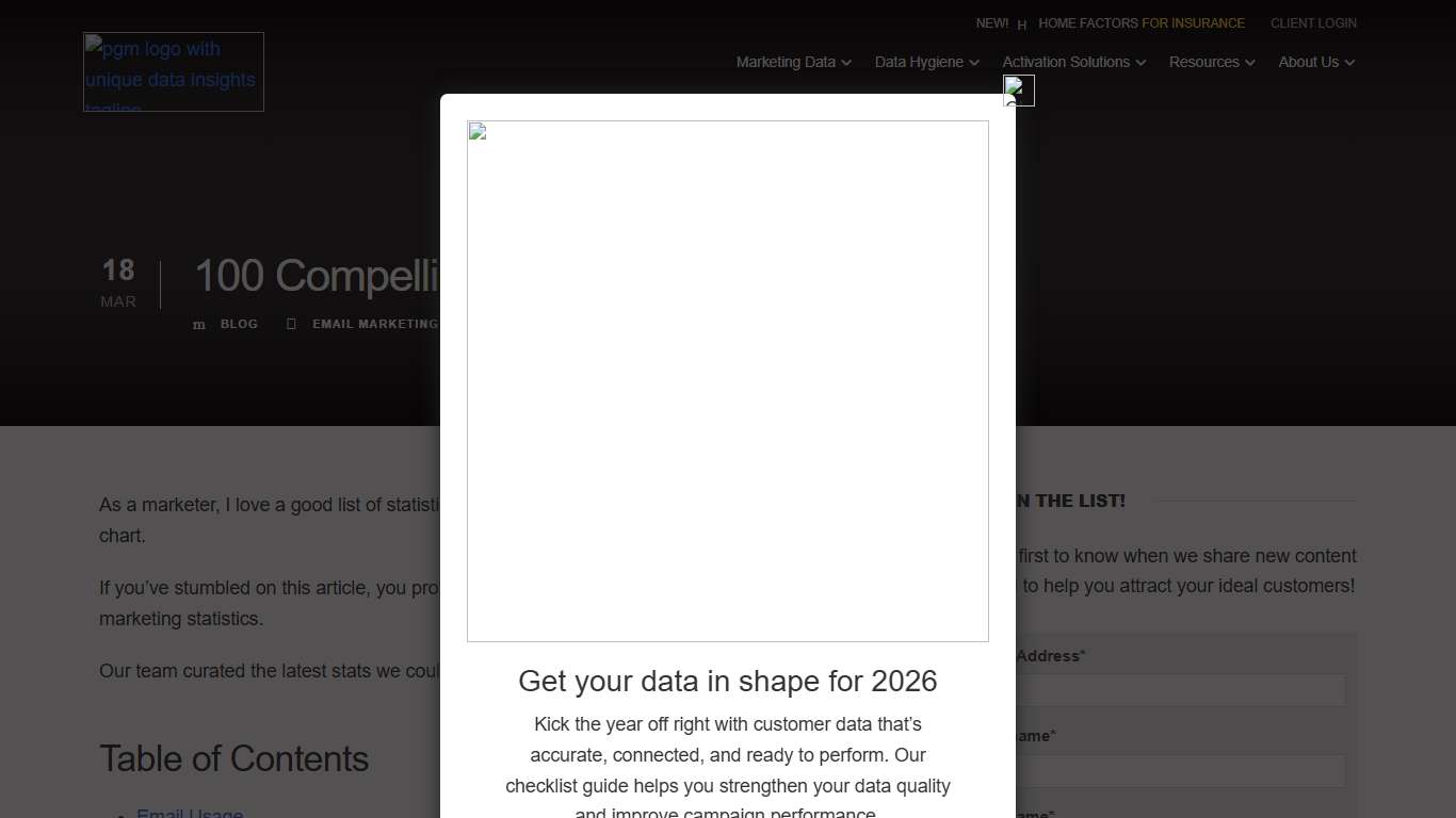 100 Compelling Email Statistics for 2026 PGM Solutions